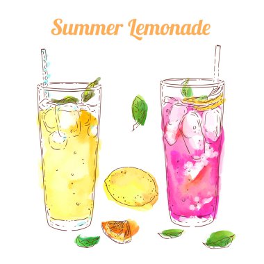 Yaz limonata Cam Kavanoz
