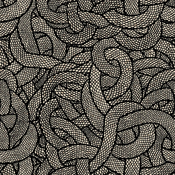 Peau de serpent motif sans couture . — Image vectorielle