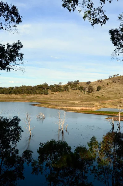 Uitzicht Lake Windamere Bij Mudgee Australië — Stockfoto