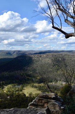 Mavi Dağlardaki York Dağı 'nın manzarası.