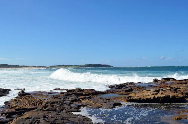 Pohled Pobřeží Poblíž Dee Why Beach Sydney Austrálie — Stock fotografie