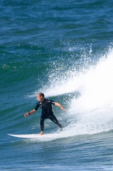 Surfeur Action Chez Dee Why Beach Sydney Australie — Photo