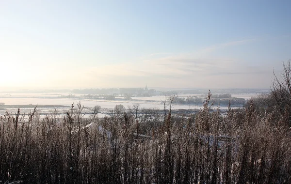 Paisagem inverno. — Fotografia de Stock