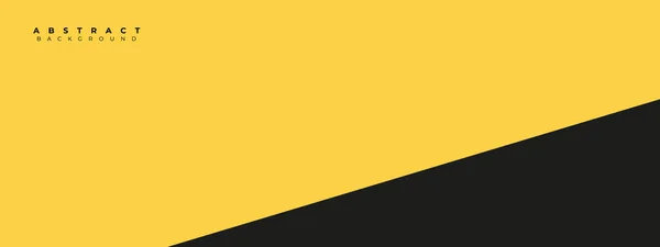 Abstraktní Žluté Černé Pozadí Design Moderní Svěží Žluté Pozadí Design — Stockový vektor