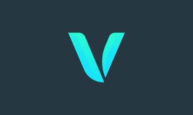 V harfi logo tasarımı