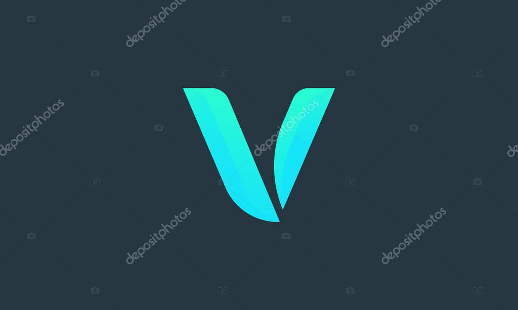 Letter V logo design