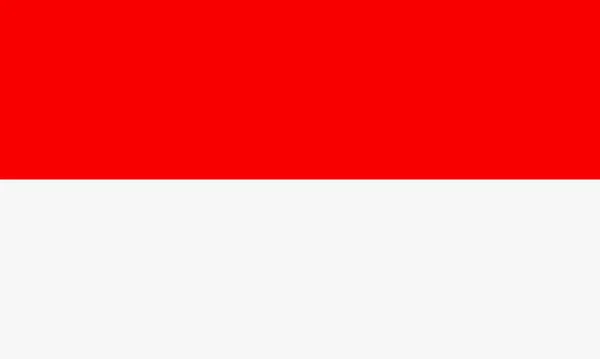 Indonesië Indonesische Vlag Nationale Vlag Van Indonesië Vectorillustratie Eps10 — Stockvector