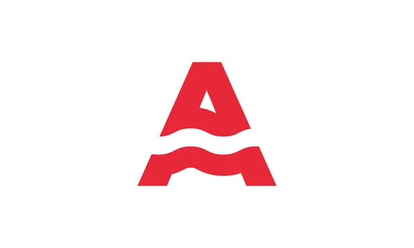 Letra Austria Logo Austria Diseño Logo Letra Con Diseño Bandera — Archivo Imágenes Vectoriales