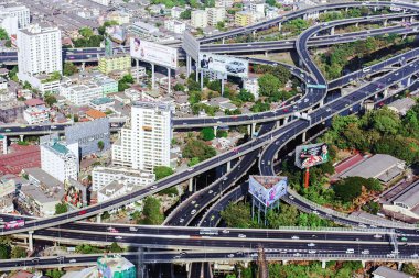 Bangkok-22 Ocak 2014: gökdelen, Bangkok, Thail görünümünü