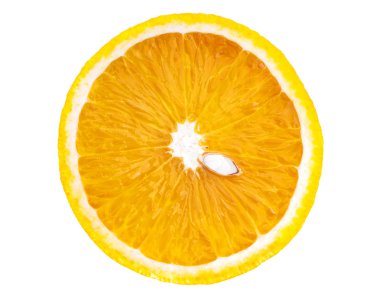 dilimlenmiş portakal izole