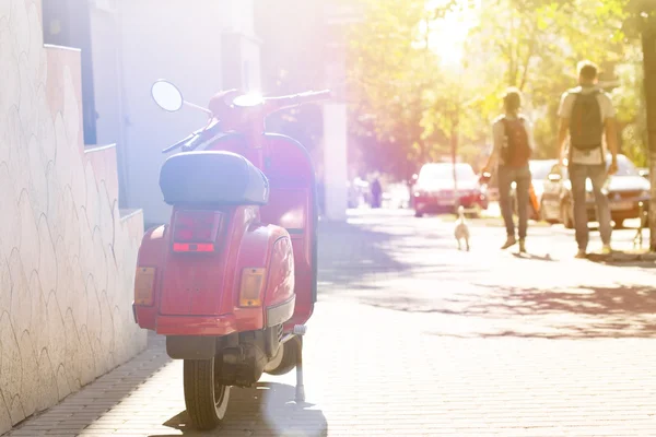 Zomer straatmening — Stockfoto