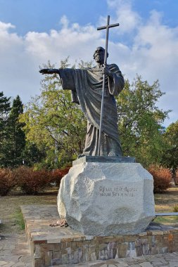 Sivastopol, Kırım - 27 Ekim: 27 Ekim 2020 'de Çersonca' da Birinci Çağrı Anıtı Andrew Sivastopo, Kırım 'da.