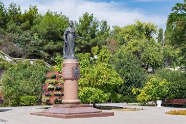 Sivastopol, Kırım - 28 Ağustos - Sivastopol, Kırım 'da 28 Ağustos 2018 tarihinde Rusya İmparatoriçesi II..