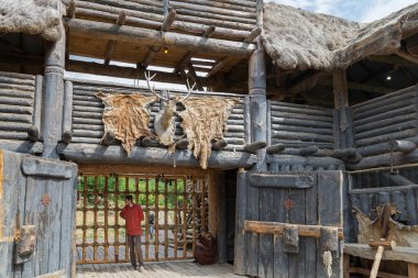 Krasnopesherskoe, Kırım - 17 Haziran 2018, Krasnopesherskoe, Krasnopesherskoe, Kırım.