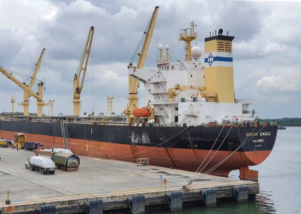 Onne Nigeria Augustus Bulkcarrier Haven Augustus 2020 Onne Nigeria — Stockfoto