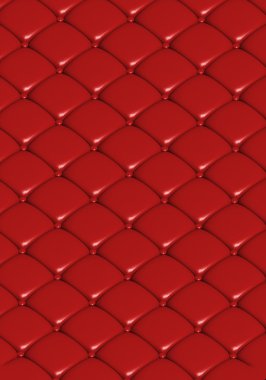 Deri kırmızı deri dokusuna kanepe kapitone