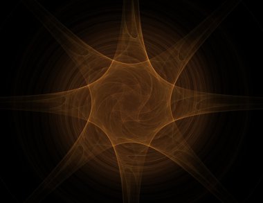 Soyut fraktal desen ve şekiller. Fraktal doku parmak izi.