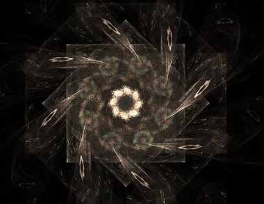 koyu arka plan beyaz bir toz bulutu soyut tasarım