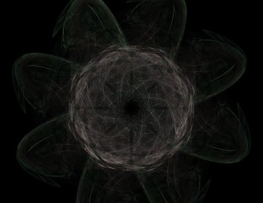 Soyut fraktal desen ve şekiller. Fraktal doku. Serisi, süslü boya renkleri. Arka plan fraktal oluşur