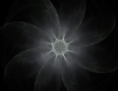 Soyut fraktal desen ve şekiller. Fraktal doku parmak izi.