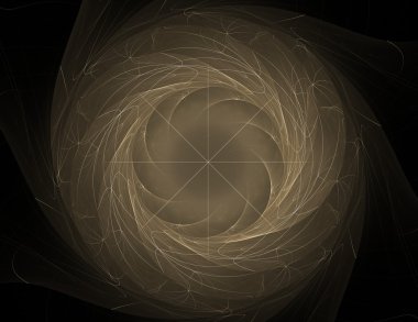 fraktal Radyal desen bilim teknoloji ve tasarım konusunda