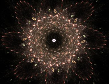 fraktal Radyal desen bilim teknoloji ve tasarım konusunda