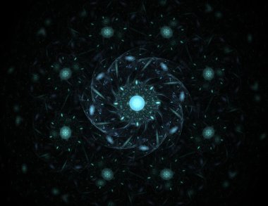 fraktal Radyal desen bilim teknoloji ve tasarım konusunda