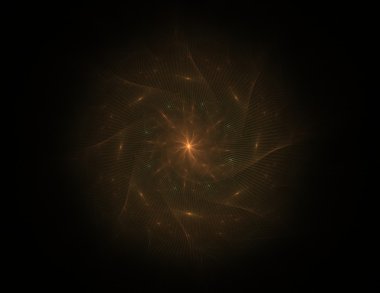 Soyut fraktal desen ve şekiller. Fraktal doku parmak izi.