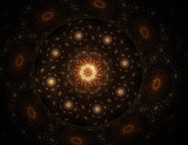 Soyut fraktal desen ve şekiller. Fraktal doku parmak izi.