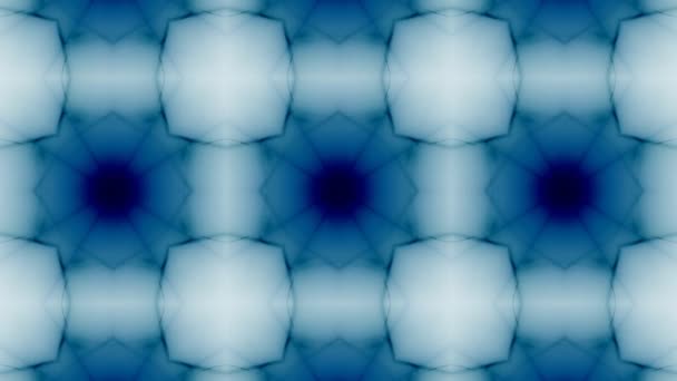 Мозаїка фрактальна геометрична калейдоскопічна — стокове відео