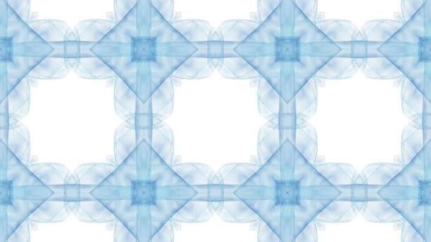 Mosaic fractal geometric kaleidoscopic — Stock Video