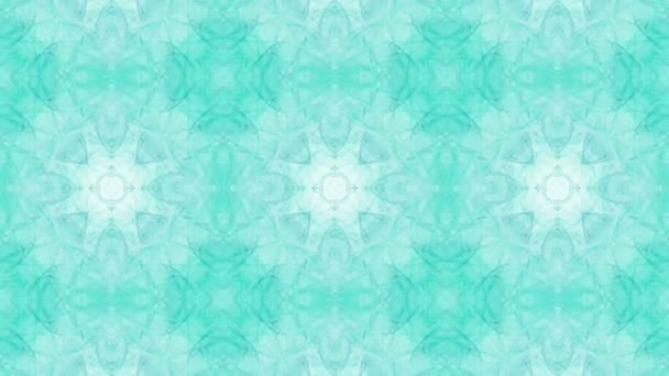 Mosaic fractal geometric kaleidoscopic — Stock Video