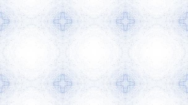 Mosaic-fractal geometriska kalejdoskopisk — Stockvideo