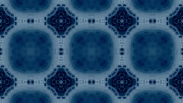 Mosaic fractal geometric kaleidoscopic — Stock Video