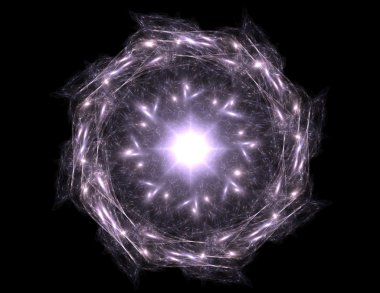 dantelli renkli clockwork desen, dijital fractal sanat tasarım