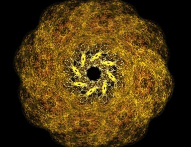 Altın yıldız tozu daire glittering resmi