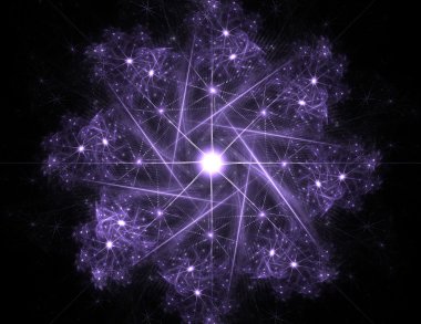 Konuyla ilgili soyut fraktal formlar grafik tasarım ve nükleer fizik bilim parçacıkların. Geometri kutsal fütüristik kuantum dijital hologram doku geliştirme dalga gerçeküstü tasarım.