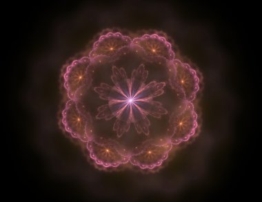 Altın yıldız tozu daire glittering resmi