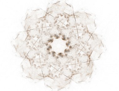 dantelli renkli clockwork desen, dijital fractal sanat tasarım