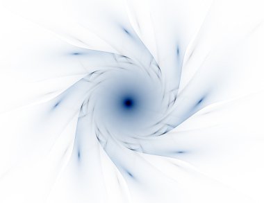 Temel parçacıklar serisi. Nükleer fizik ve grafik tasarımı konularında soyut fraktal formların etkileşimi.