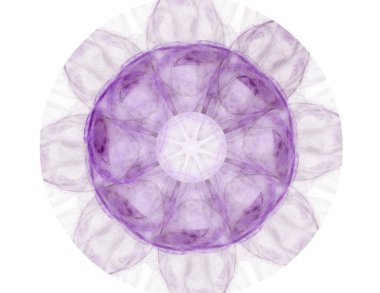 Soyut fraktal desen ve şekiller. Fraktal doku parmak izi.