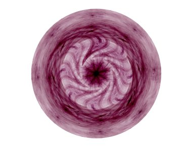 Temel parçacıklar serisi. Nükleer fizik ve grafik tasarımı konularında soyut fraktal formların etkileşimi.