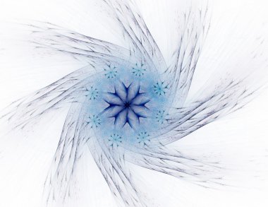 Soyut fraktal enkaz, yaratıcı grafik tasarım için dijital sanat