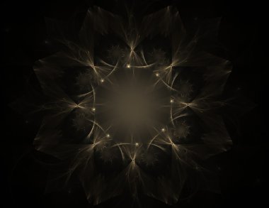 Soyut objektif parlama yer ya da zaman seyahat kavramı geçmiş