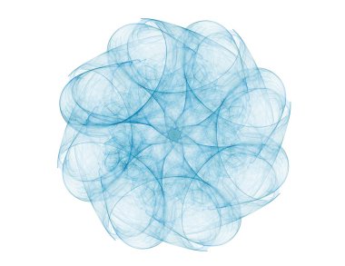 Soyut fraktal enkaz, yaratıcı grafik tasarım için dijital sanat