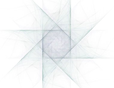 Temel parçacıklar serisi. Nükleer fizik ve grafik tasarımı konularında soyut fraktal formların etkileşimi.