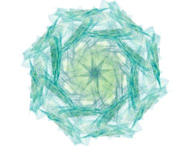 Soyut fraktal desen ve şekiller. Fraktal doku parmak izi.