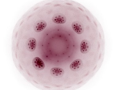 Bilim, teknoloji ve tasarım konularında fraktal radyal desen