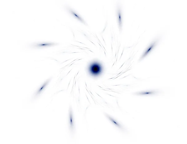 Série de particules élémentaires. interaction des formes fractales abstraites sur le sujet de la physique nucléaire et de la conception graphique. — Photo