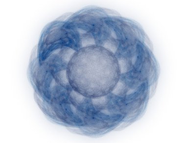 Soyut fraktal desen ve şekiller. Fraktal doku parmak izi.